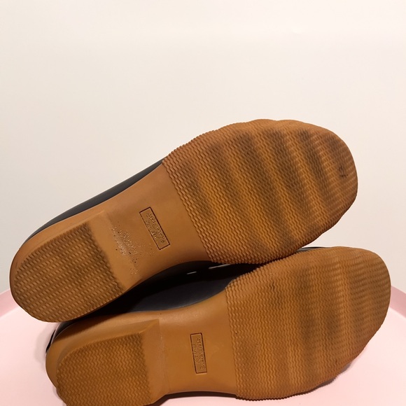 Sperry Saltwater Duck Boot Brown Leather and Navy - Picture 10 of 11